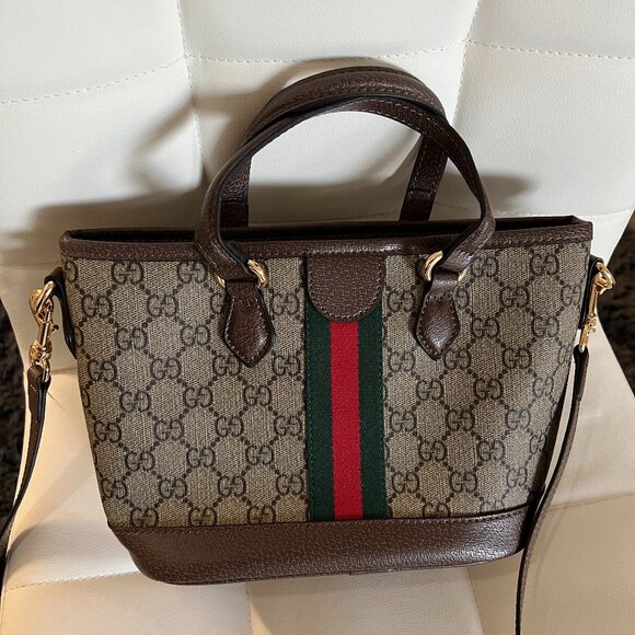 Gucci Handbags - Gucci Ophidia Web & Double G Bag – Hardly Used